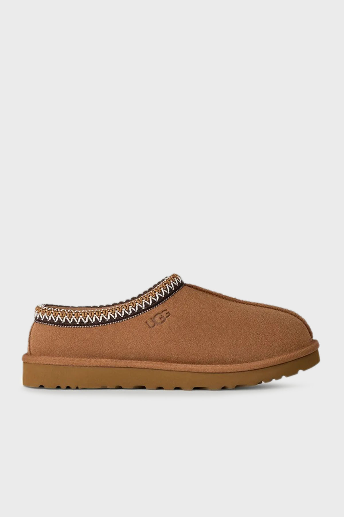 Ugg Logolu Dikiş Detaylı Süet Erkek Terlik 1174671 TABA