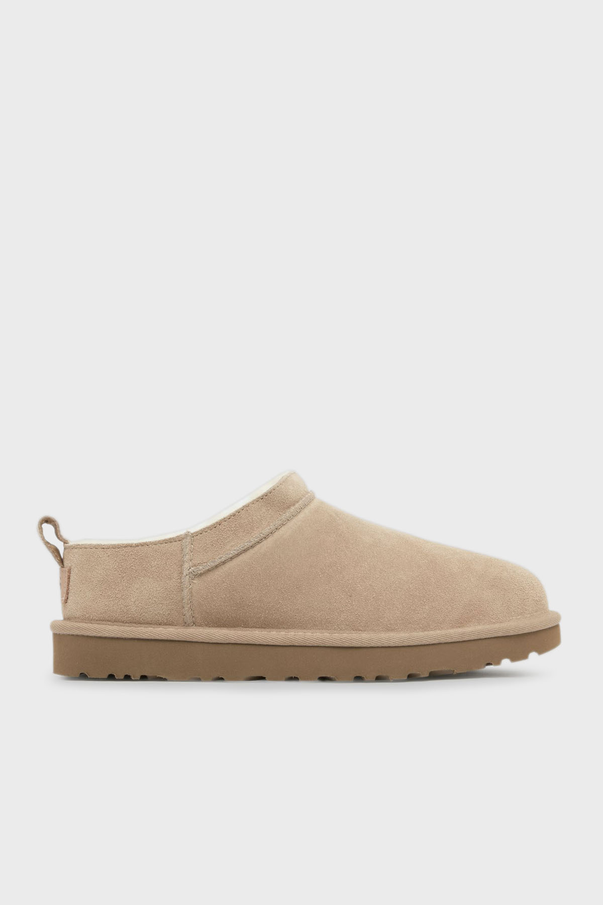 Ugg Logolu Hakiki Deri Suya Dayanıklı Kısa Bilekli Süet Kadın Bot 1173891 KUM