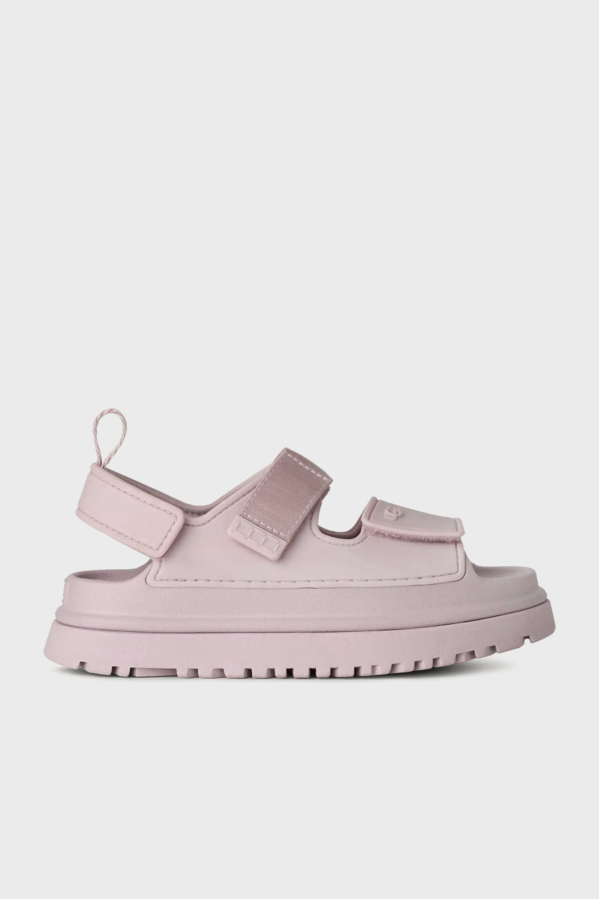 Ugg Logolu Tırtıklı Kalın Taban Cırtlı Çocuk Sandalet 1152813K AÇIK LİLA