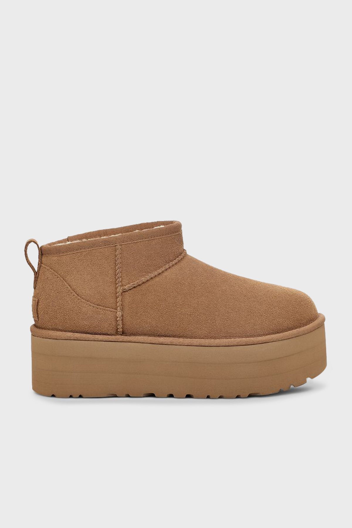 Ugg W Classic Kalın Taban Hakiki Deri Mini Kadın Bot 1135092 TABA