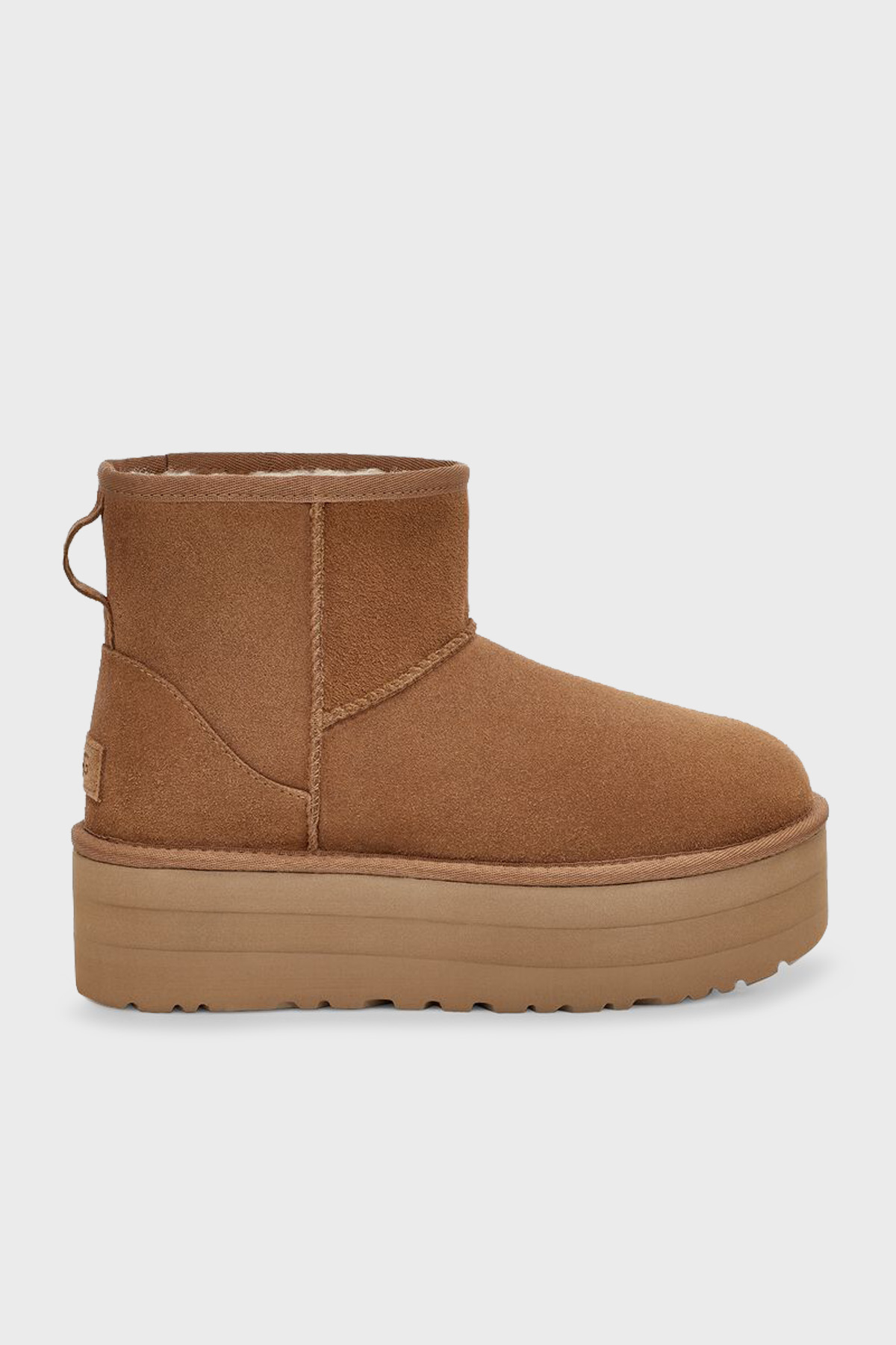 Ugg W Classic Hakiki Deri Mini Platform Kadın Bot 1134991 TABA
