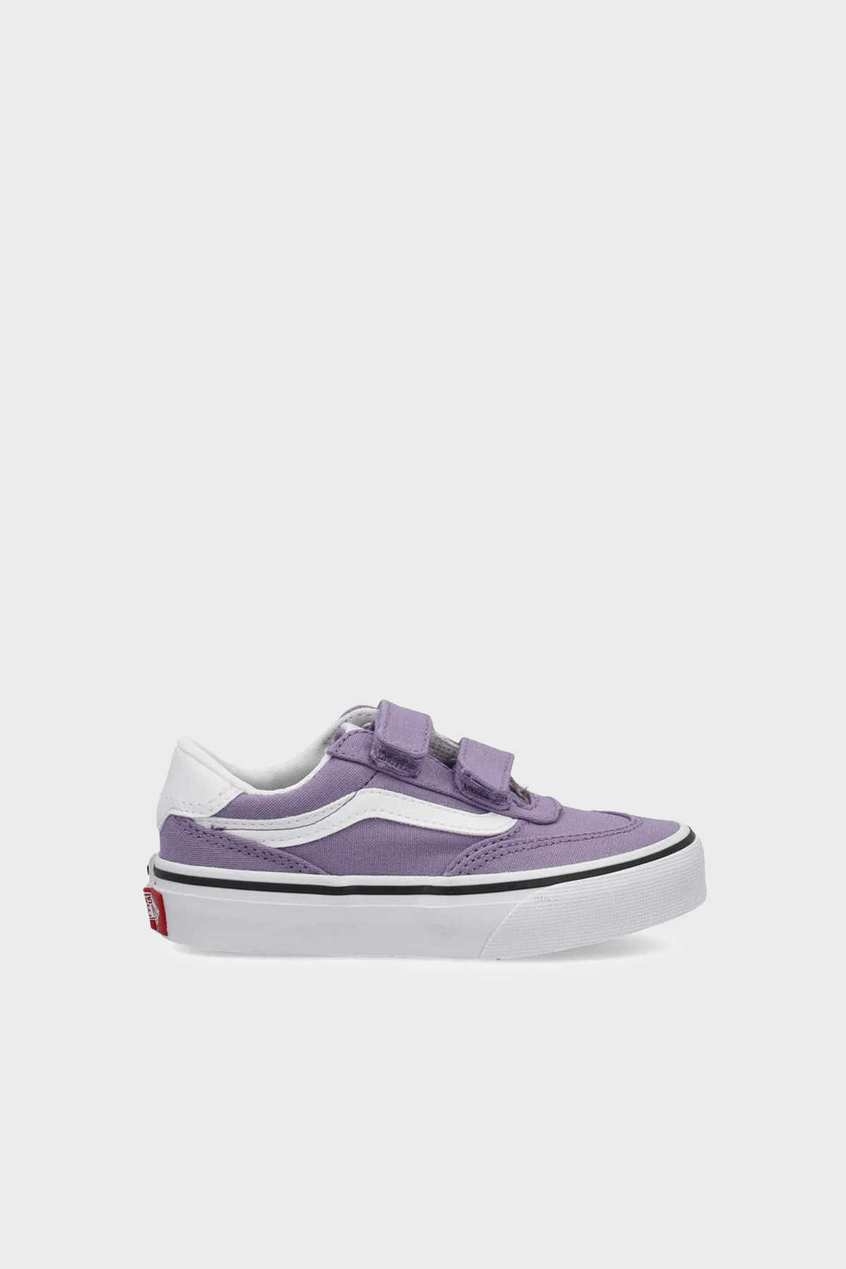 Vans Brooklyn LS V Logolu Cırt Cırtlı Sneaker Unisex Çocuk Ayakkabı VN000EKG1P11 MOR