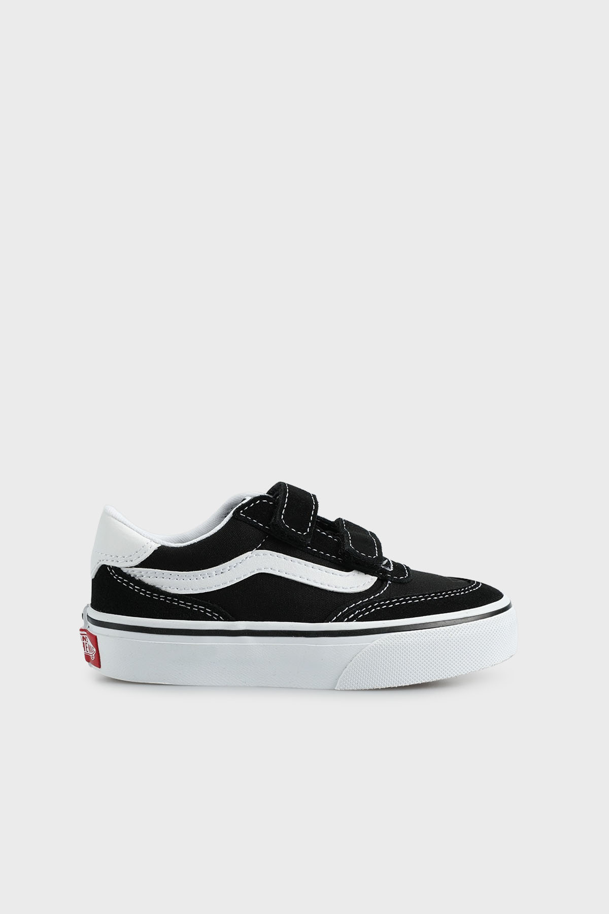 Vans Brooklyn LS V Süet Logolu Casual Unisex Çocuk Ayakkabı VN000DBRBA21 SİYAH-BEYAZ