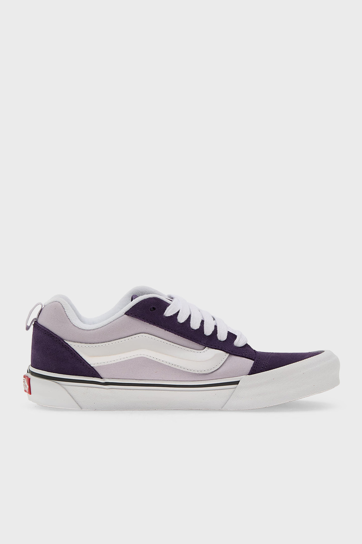 Vans Knu Skool Logolu Süet Sneaker Unisex Ayakkabı VN000D6ZEMY1 Lila-Mor