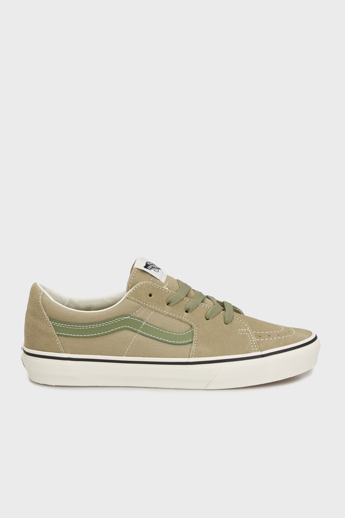 Vans SK8-Low Logolu Süet Sneaker Unisex Ayakkabı VN0009QRD3Z1 HAKİ