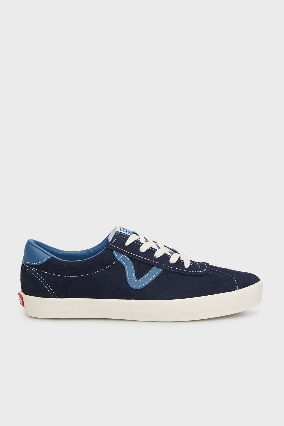 Vans Sport Low Logolu Süet ve Deri Detaylı Sneaker Unisex Ayakkabı VN000D6NJDU1 LACİVERT