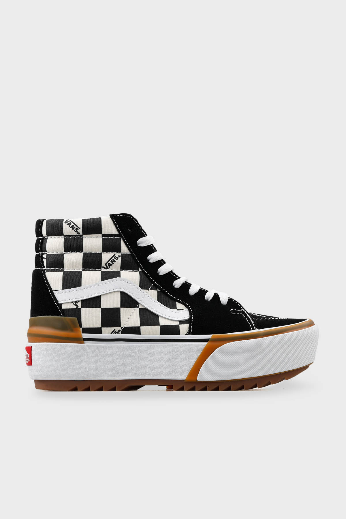 Vans UA SK8-Hi Stacked Günlük Kadın Ayakkabı VN0A4BTWVLV1 SİYAH-BEYAZ
