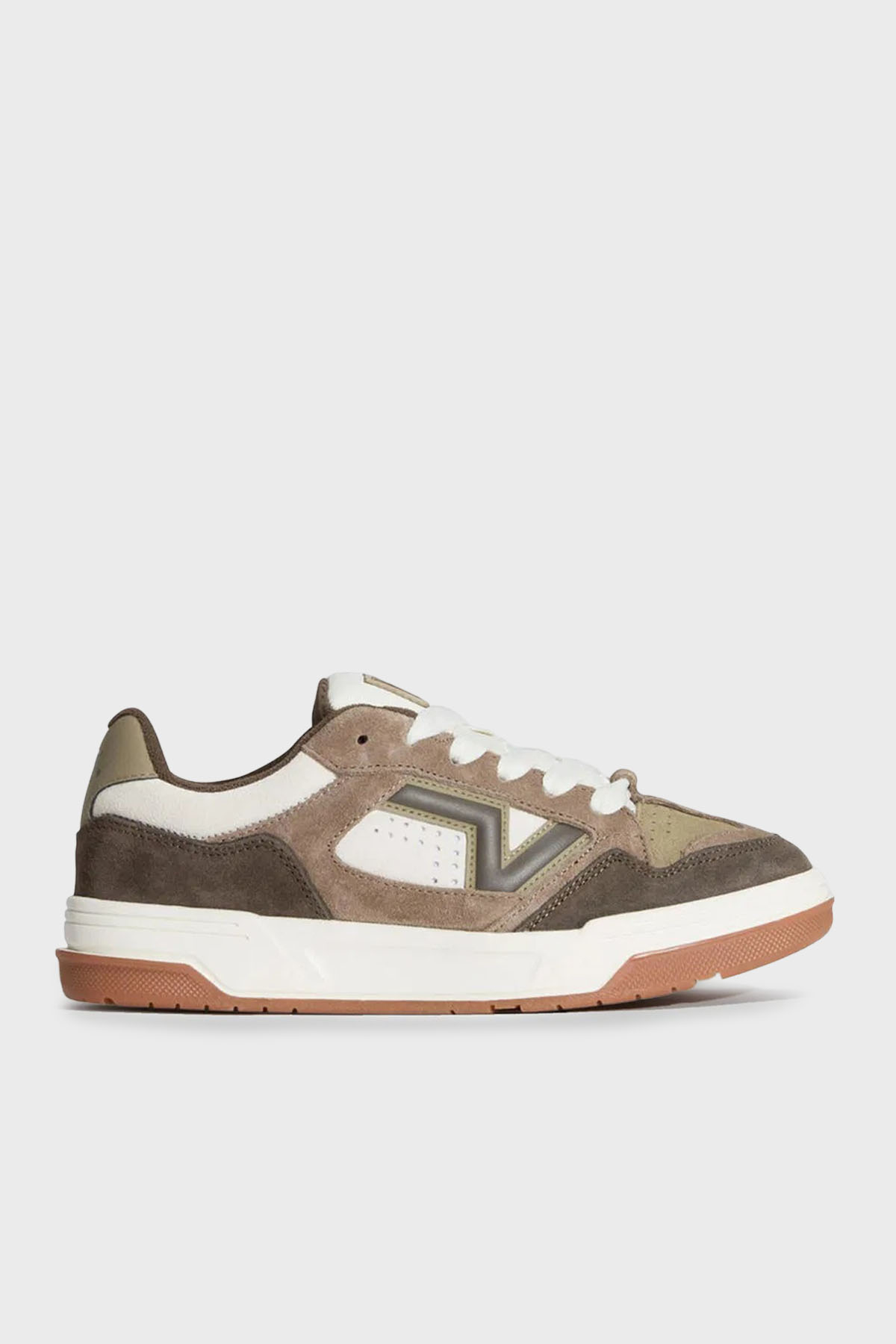 Vans Upland Logolu Süet Detaylı Sneaker Unisex Ayakkabı VN000D6FBF01 KAHVE