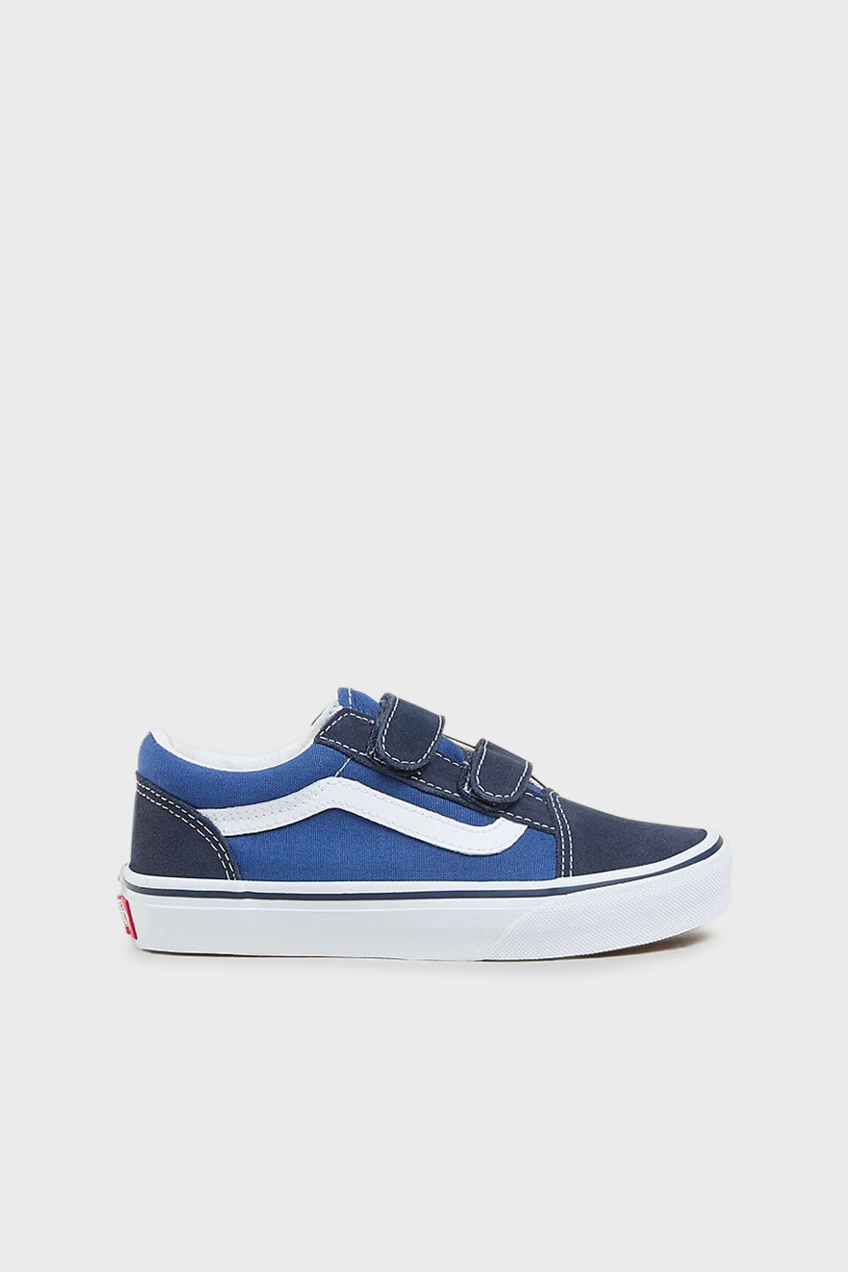 Vans UY Old Skool V Cırt Cırtlı Süet Sneaker Unisex Çocuk Ayakkabı VN000VHENWD1 LACİVERT-MAVİ