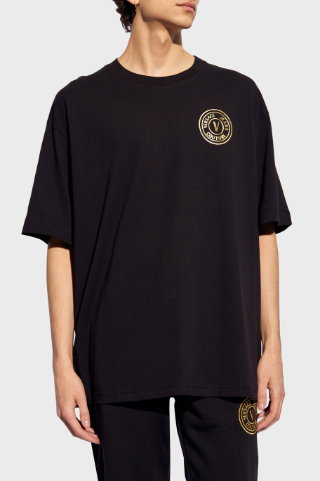 Versace Jeans Couture Bisiklet Yaka Pamuklu Relaxed Fit Erkek T