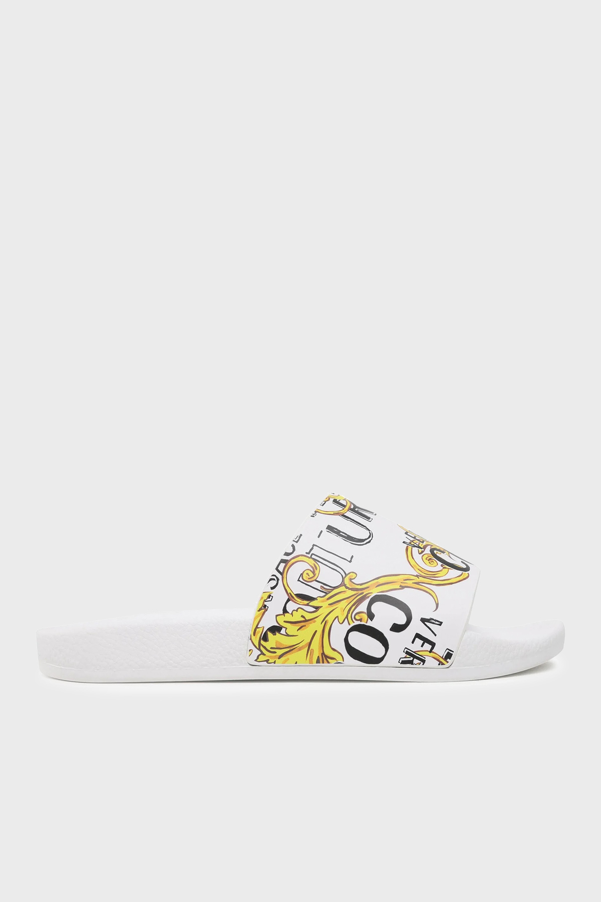 Versace Jeans Couture Logolu Kadın Terlik 74VA3SQ3 ZS631 G03 BEYAZ