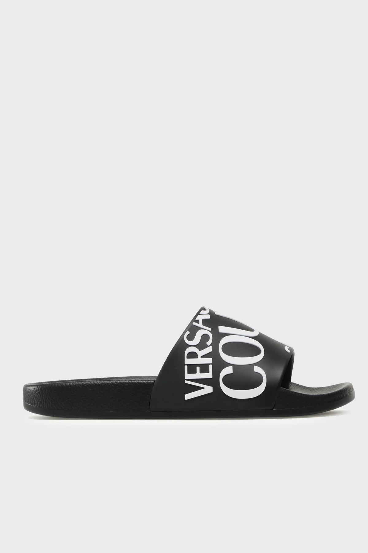 Versace Jeans Couture Logolu Erkek Terlik 74YA3SQ1 71352 899 SİYAH