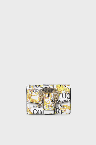 Versace Jeans Couture Logolu Çıkarılabilir Uzatma Askılı Bayan Çanta 74VA4BFC ZS597 G03 BEYAZ - Versace Jeans Couture